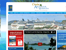 Tablet Screenshot of cruiseantiguabarbuda.com